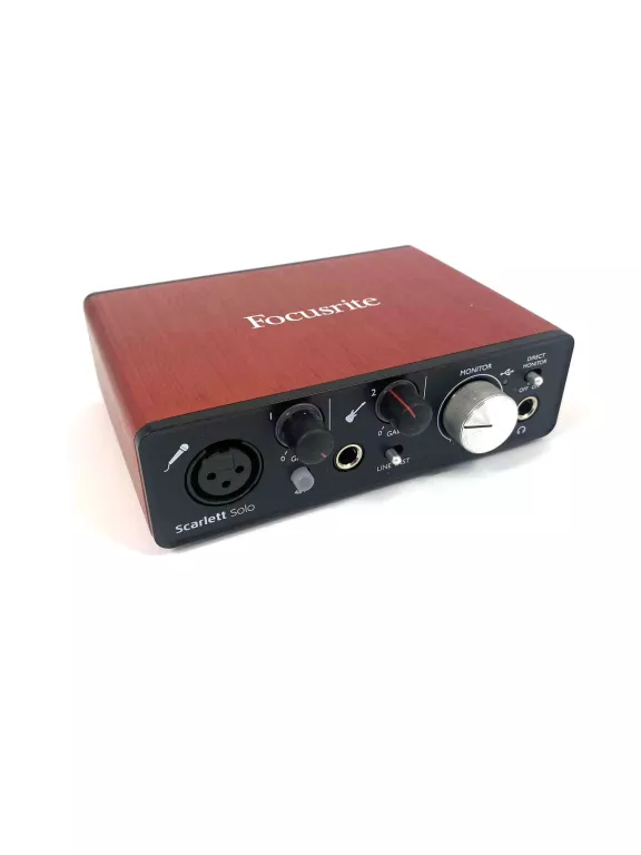 INTERFEJS FOCUSRITE SCARLETT SOLO 4TH GEN KOMPLET