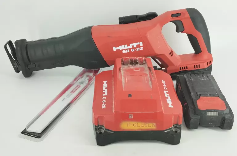 PIŁA SZABLASTA HILTI SR 6-22 + BATERIA/ŁADOWARKA/NOŻE