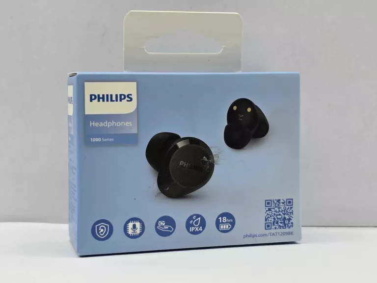 SŁUCHAWKI DOKANAŁOWE BLUETOOTH  PHILIPS TAT1209 JAK NOWE!!!