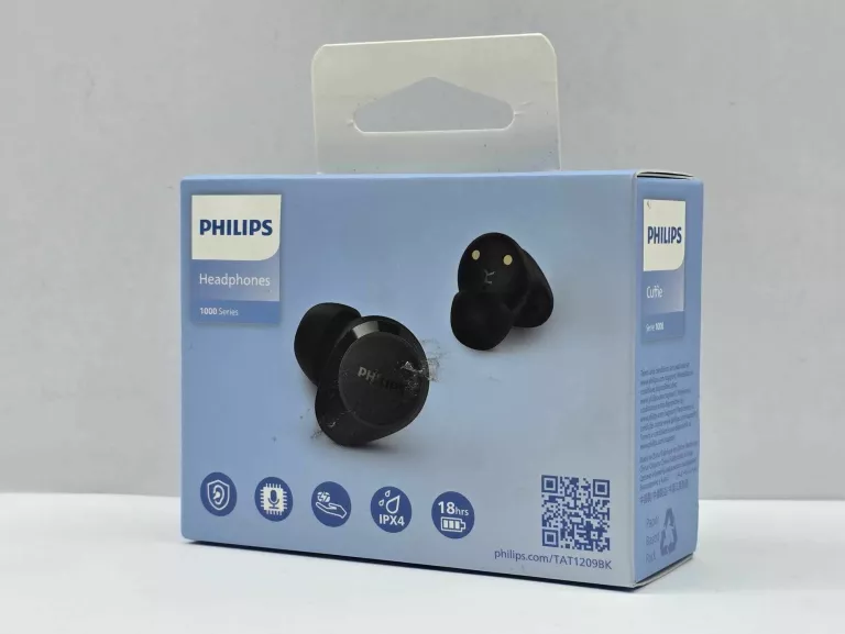 SŁUCHAWKI DOKANAŁOWE BLUETOOTH  PHILIPS TAT1209 JAK NOWE!!!