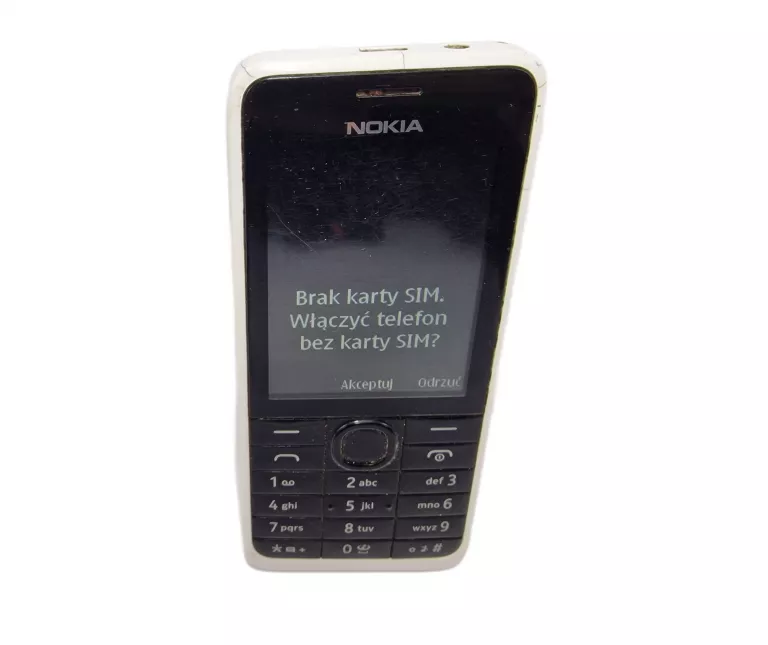 TELEFON NOKIA NOKIA 301.1 RM-840 BIAŁY