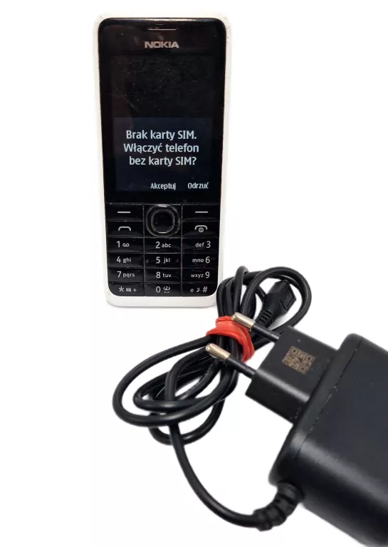 TELEFON NOKIA NOKIA 301.1 RM-840 BIAŁY