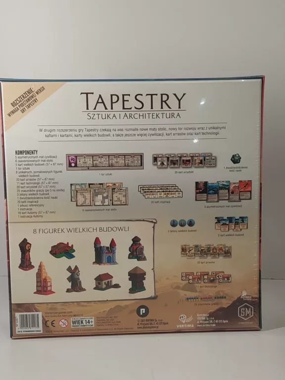 GRA PLANSZOWA PHALANX GAMES TAPESTRY: SZTUKA I ARCHITEKTURA