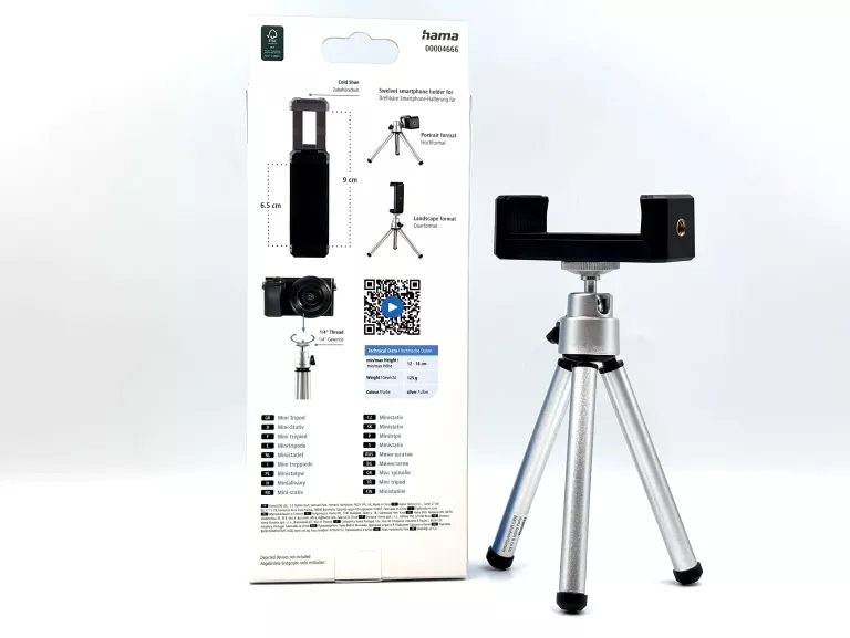 STATYW DO TELEFONU HAMA MINI TRIPOD FANCY 2W1