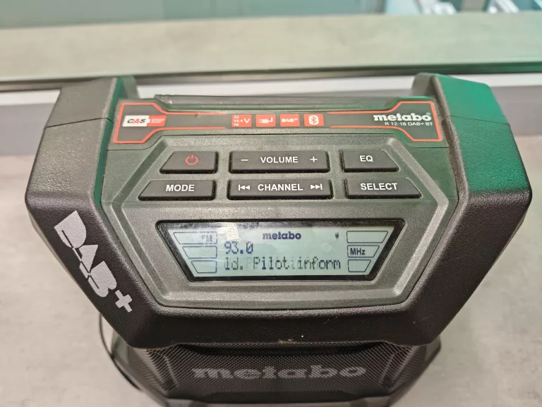 RADIO BUDOWLANE METABO R12-18 DAB+BT