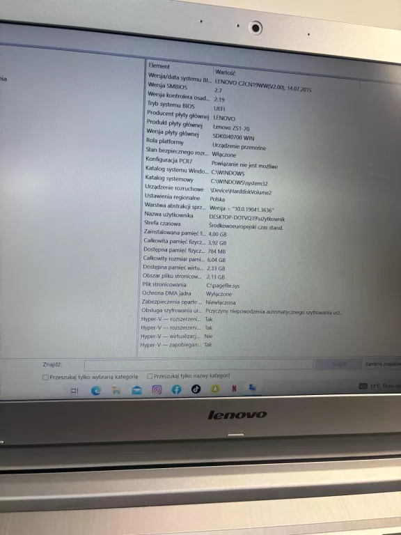 LAPTOP LENOVO Z51-70 80K6+ŁADOWARKA