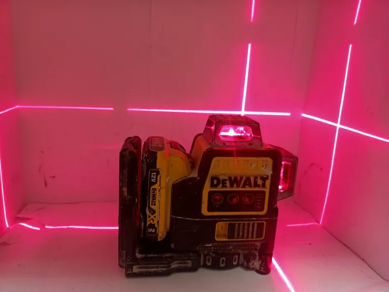 LASER KRZYŻOWY DEWALT DCE089G + AKUMULATOR CZERWONY LASER W SKRZYNCE