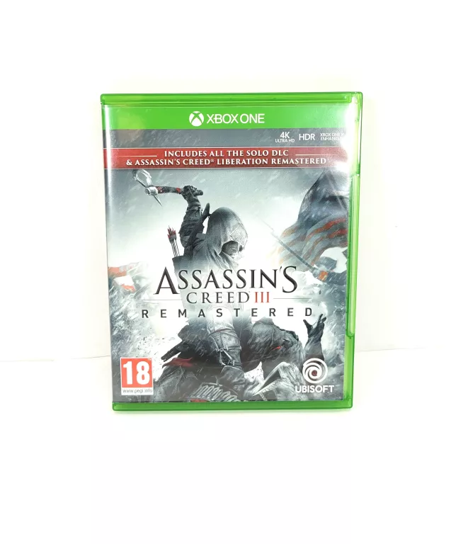 GRA XBOX ONE ASSASSIN'S CREED 3 REMASTERED
