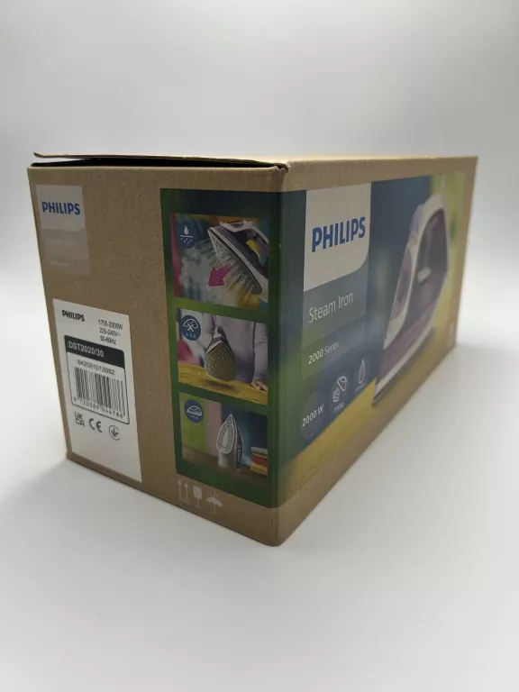 ŻELAZKO PAROWE Z PŁYTKĄ CERAMICZNĄ PHILIPS 2000 SERIES DST2020/30 2000W