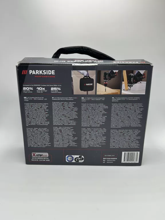 WIERTARKO-WKRĘTARKA AKUMULATOROWA PARKSIDE PERFORMANCE PBSPA 12 C3 12 V