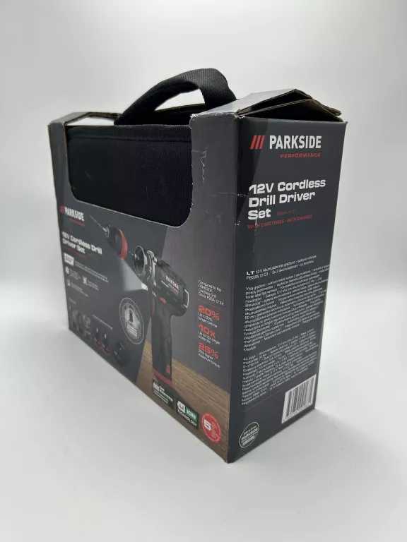 WIERTARKO-WKRĘTARKA AKUMULATOROWA PARKSIDE PERFORMANCE PBSPA 12 C3 12 V