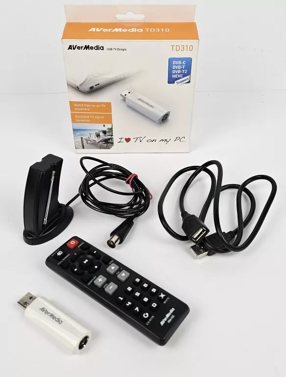 TUNER DVB-T NA USB AVERMEDIA TD310 KOMPLET