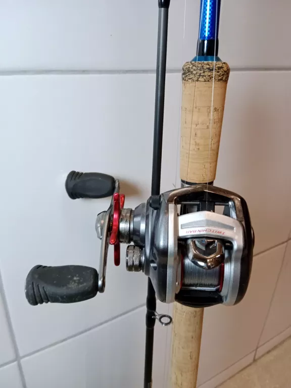 WĘDKA SHIMANO EXAGE SPINNING 270 MH 14-40G + MULTIPLIKATOR DAIWA MEGAFORCE
