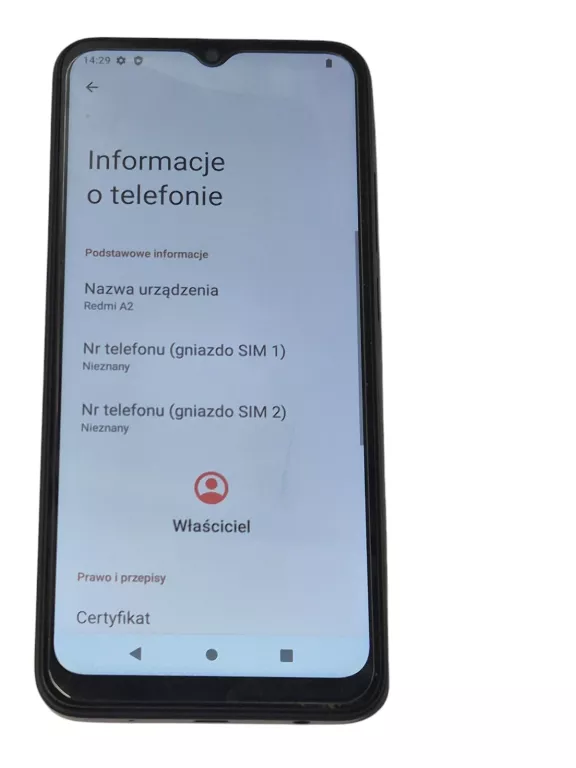 TELEFON XIAOMI REDMI A2 + SZYBKA OCHRONNA 2GB / 32GB