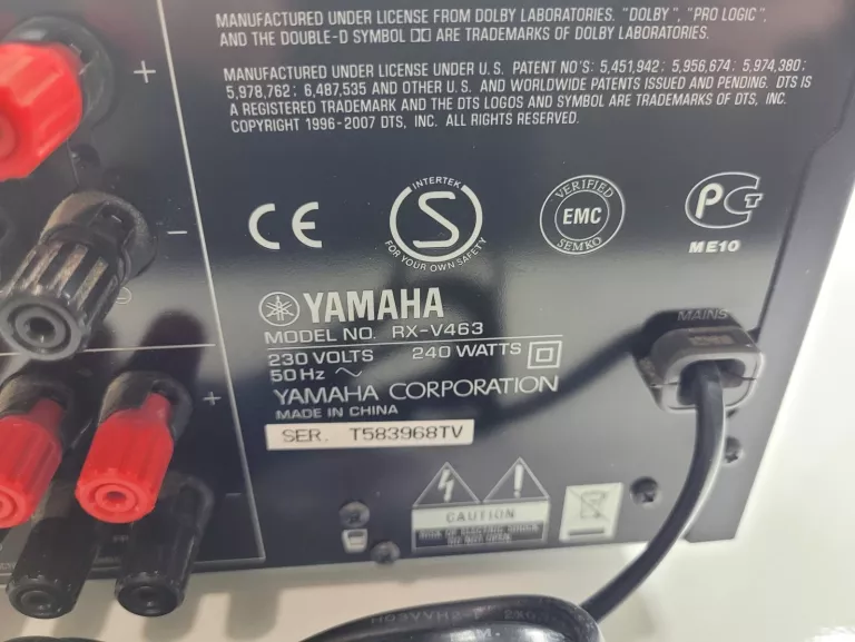 YAMAHA RX-V463 - AMPLITUNER 5.1 + PILOT
