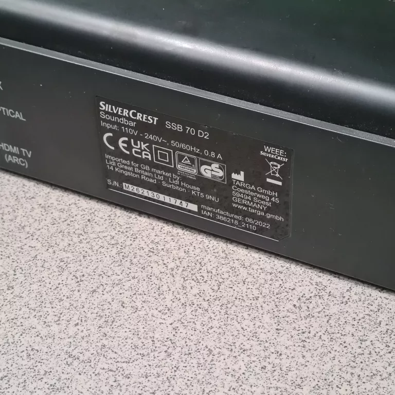 SOUNDBAR SILVERCREST SSB 70 D2 @ZOBACZ!!!