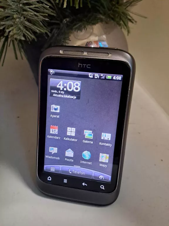TELEFON HTC WILDFIRE S 512/512 MB KOMPLET