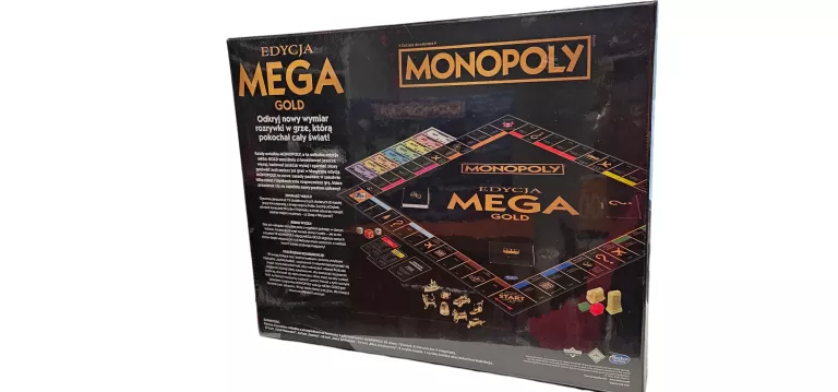 GRA PLANSZOWA MONOPOLY MEGA GOLD WINNING MOVES