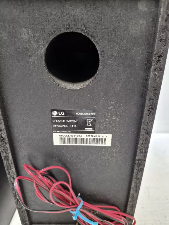 WIEŻA LG CM2760 Z GŁOŚNIKAMI