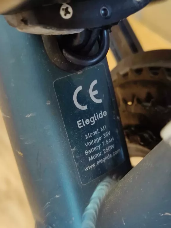 ROWER ELEKTRYCZNY ELEGLIDE M1 - 250W 7,5AH OPONY 27,5 CALI 25KM/H