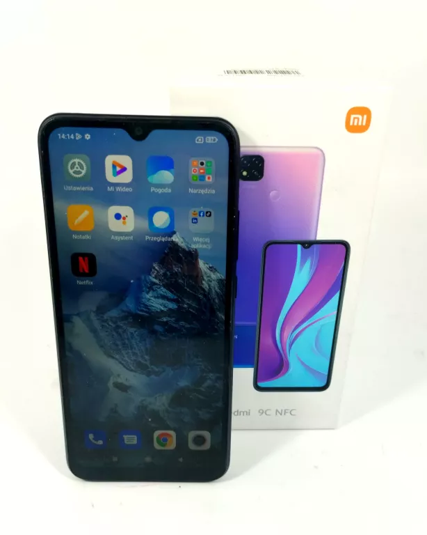 TELEFON XIAOMI REDMI 9NFC 3/64GB KOMPLET GW