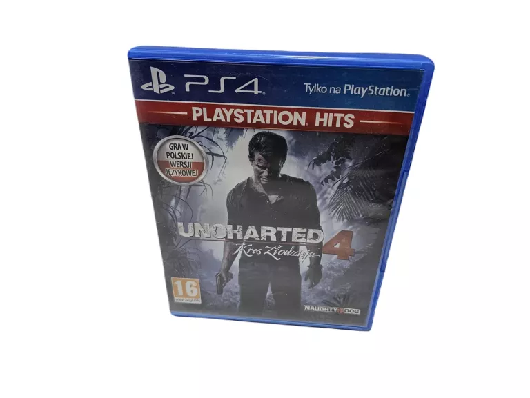 UNCHARTED 4 KRES ZŁODZIEJA PS4