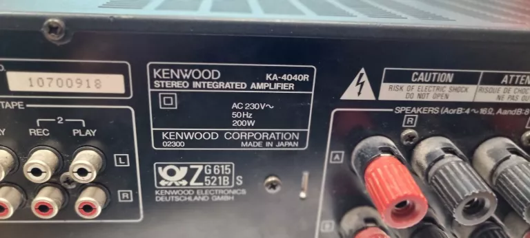 WZMACNIACZ KENWOOD KA- 4040R