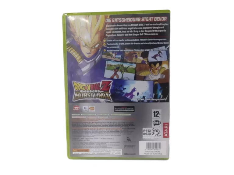 GRA XBOX 360 DRAGON BALL