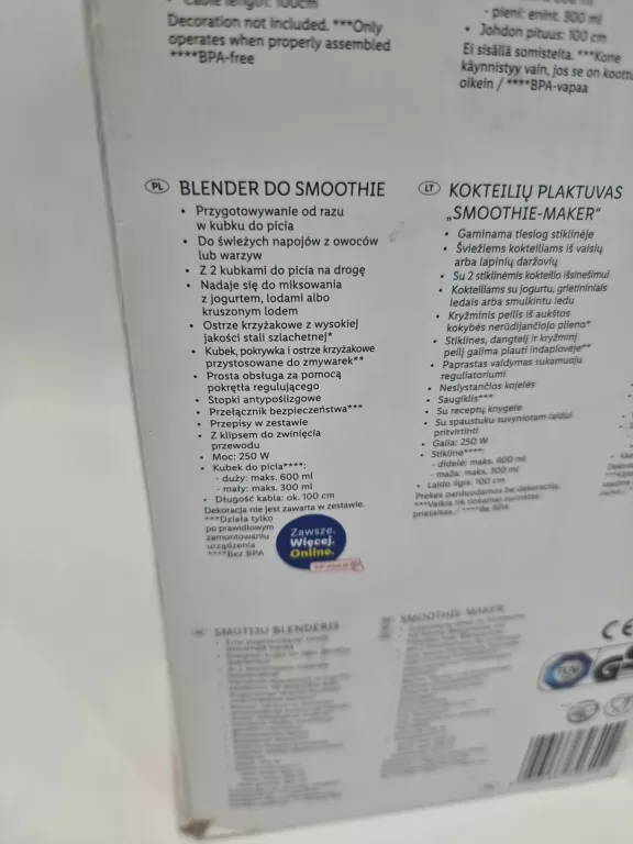 SILVERCREST BLENDER DO SMOOTHIE