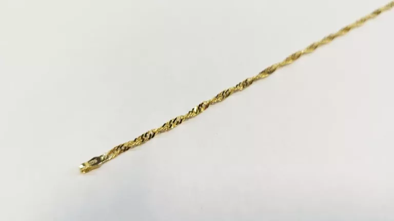 ZLOTA BRANSOLETKA 585 1,79G SINGAPUR