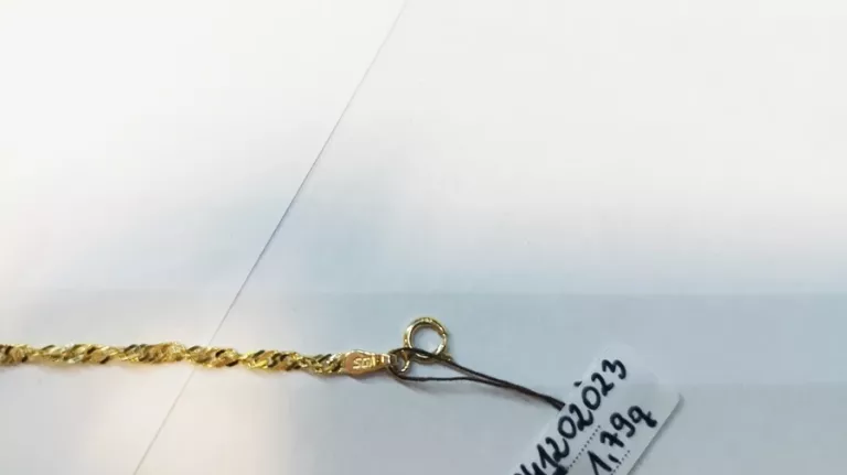 ZLOTA BRANSOLETKA 585 1,79G SINGAPUR