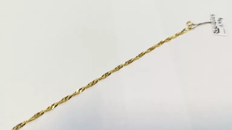 ZLOTA BRANSOLETKA 585 1,79G SINGAPUR