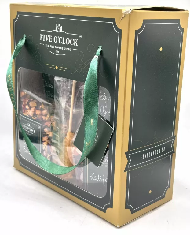 OKAZJA! PIĘKNY ZESTAW HERBAT Z FIVE O'CLOCK 7 PRODUKTÓW