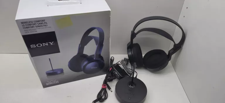 SŁUCHAWKI BLUETOOTH ZE STACJĄ SONY MDR RF 811R KOMPLET