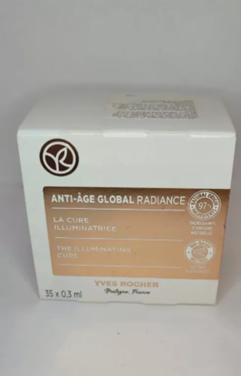 YVES ROCHER SERUM ROZŚWIETLAJĄCE DO TWARZY W KAPSUŁKACH ANTI-AGE GLOBAL