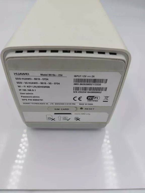 ROUTER HUAWEI B618
