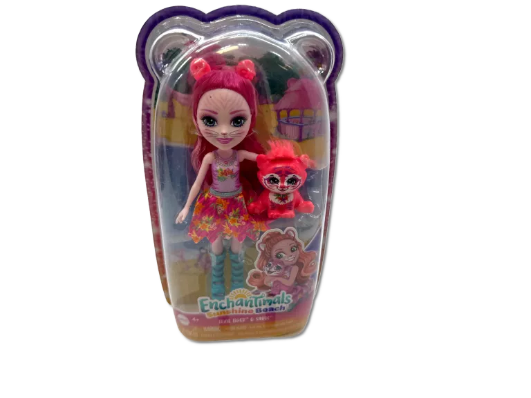 ENCHANTIMALS SUNSHINE BEACH ONEDA OTTER LALKA WYDRA + FIGURKA KELPIE HXB98