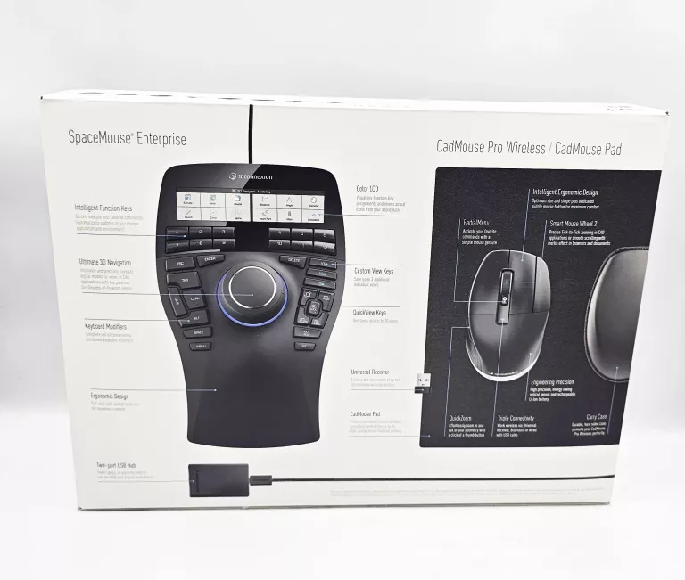 ZESTAW 3DCONNEXION SPACEMOUSE ENTERPRISE KIT 2 KOMPLET