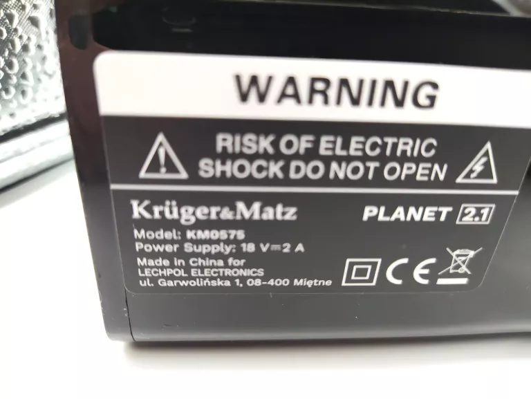 SOUNDBAR KRUGER MATZ PLANET 2.1 KM0575 + PILOT/ZAS/PUD