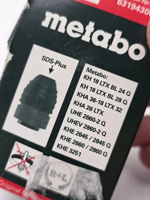 METABO UCHWYT WIERTARSKI QUICK SDS-PLUS