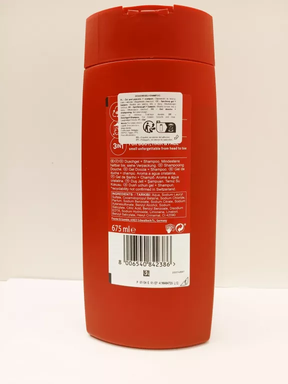 OLD SPICE 3W1 SHOWER GEL ŻEL POD PRYSZNIC WHITEWATER 675ML XXL
