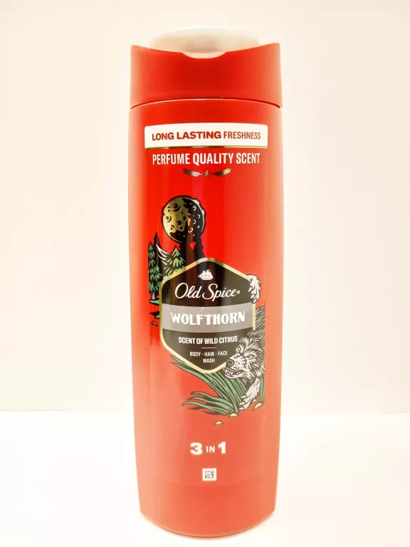 OLD SPICE WOLFTHORN SZAMPON ŻEL POD PRYSZNIC DLA MĘŻCZYZN 3W1 400 ML