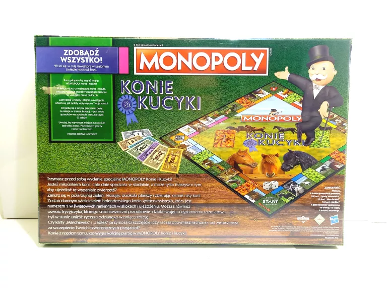GRA PLANSZOWA HASBRO MONOPOLY KONIE I KUCYKI