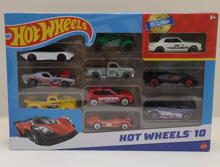 ZESTAW POJAZDÓW HOT WHEELS 10PAK