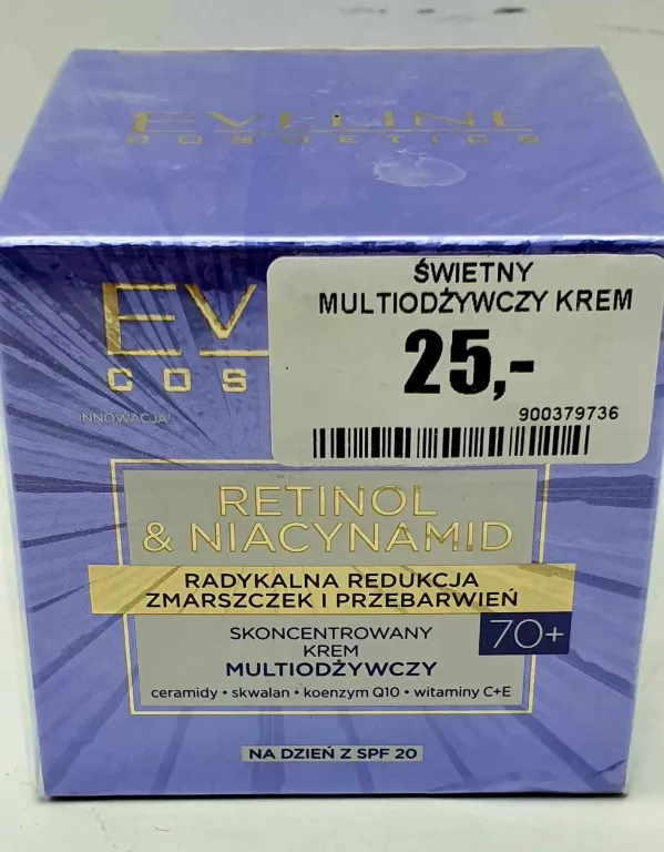 ŚWIETNY MULTIODŻYWCZY KREM EVELINE RETINOL I NIACYNAMID 70+  [240514004]