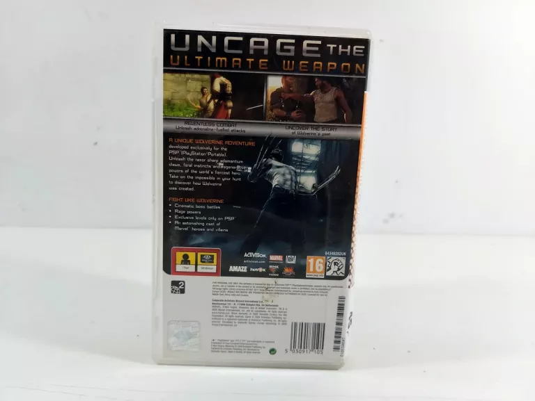 GRA PSP X-MEN ORIGINS WOLVERINE