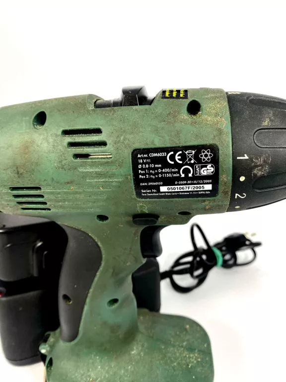 WKRĘTARKA TOP CRAFT TCC-1800 + AKUMULATOR I ŁADOWARKA
