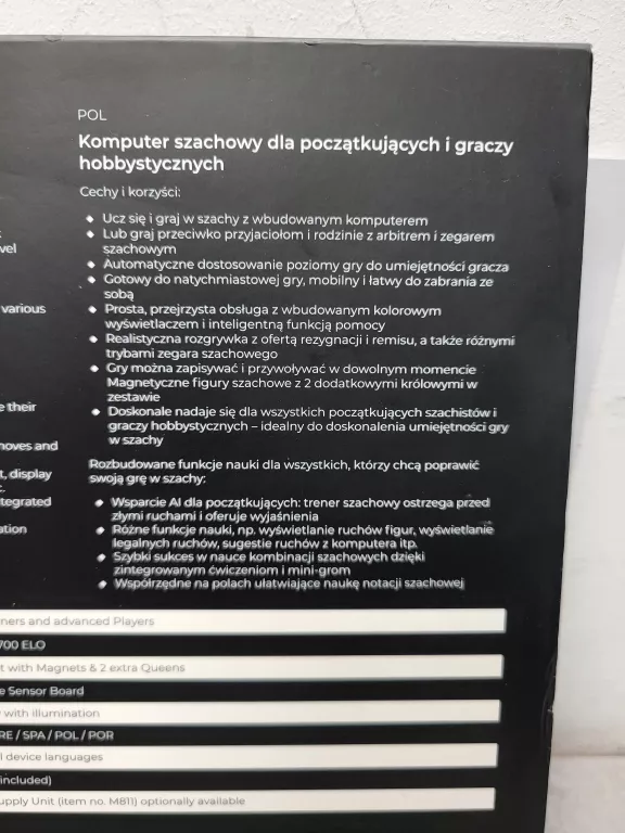 SZACHY ELEKTRONICZNE CHESSCHAMPION 2.0