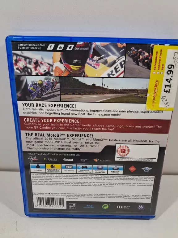 GRA PS4 MOTO GP 15