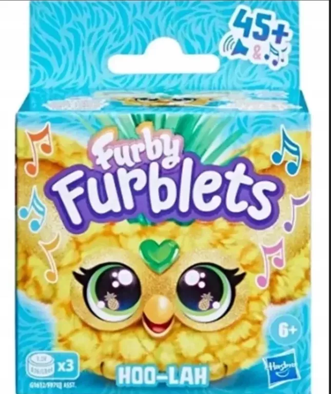INTERAKTYWNE ZWIERZĄTKO HASBRO FURBY FURBLETS HOO-LAH IDEALNY NA PREZENT